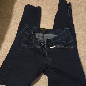 White House Black Market Dark Blue Skinny Jeans